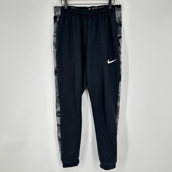 Nike Dri Fit Tapered Camo Stripe Training Pants Pockets Comfort Mens Large - Picture 2 of 8